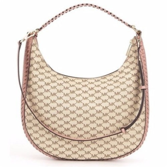 MICHAEL Michael Kors Handbags - Michael Kors $398 Natural/Fawn Lauryn Lrg Shoulder